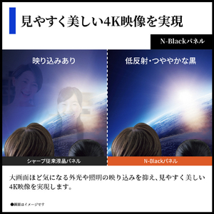 シャープ 65V型 4K液晶テレビ AQUOS 4T-C65HN2-イメージ3
