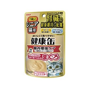 アイシア シニア猫用 健康缶パウチ 腸内環境ケア 40g ｹﾝｺｳｶﾝPﾁﾖｳﾅｲｶﾝｷﾖｳ40G-イメージ1