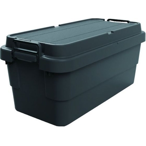 トラスコ中山 トランクカーゴ フラット天板仕様 70L 黒 3935G780390ブラック70 FC969GY-2073991-イメージ1