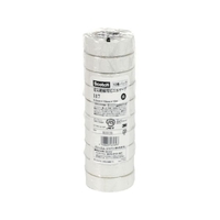 3M ビニールテープ 117 白 19mmX10m 10巻入り FC944UE-3427072