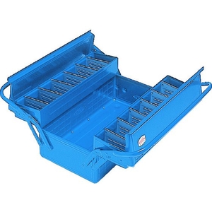 トラスコ中山 2段式工具箱 600×220×305 ブルー FC506DU-1213563-イメージ5