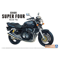 アオシマ 1/12 ホンダ NC31 CB400 SUPER FOUR '92 ザ・バイク No.10 ｻﾞﾊﾞｲｸ10ﾎﾝﾀﾞNC31CB400