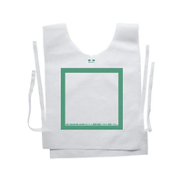 ナカネ 防災備蓄ベスト 避難所用 フリー グリーン 100枚 FCG994A