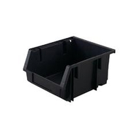 トラスコ中山 TRUSCO　導電性コンテナVN型　3．8L　黒 VN-3N-E-BK
