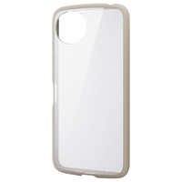 エレコム AQUOS wish5用 TOUGH SLIM LITE ハイブリッドケース フレームカラー カフェオレ PM-S251TSLFCBE