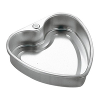 タイガークラウン TPハートケーキ型 No.2318 125×105×H35 FC209LB-0805500