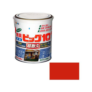 アサヒペン 水性ビッグ10多用途 1.6L 201 赤 FC143PP-イメージ1