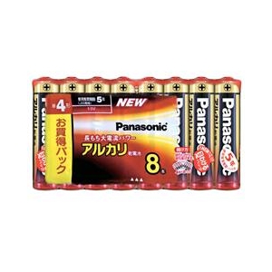 パナソニック 単4形アルカリ乾電池 8本入り MY & OUR LR03XJV/8SW パナソニック 単4形アルカリ乾電池 8本入り MY & OUR LR03XJV/8SW