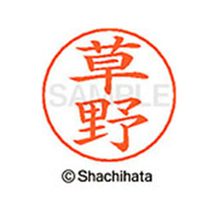 シヤチハタ ネームペン用ネーム シルバー 既製 草野 FC46723-X-GPS-0952