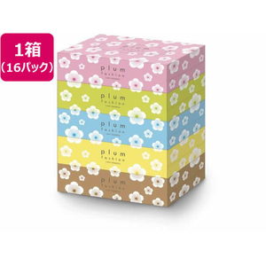エイトワン プラムファッション ボックスティッシュ 150W 5P×16パック FCE383R-イメージ1