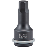 KTC ９．５ｓｑ．　インパクトレンチ用ヘキサゴンレンチ　対辺寸法４ｍｍ　全長４５ｍｍ BTP3-04AP