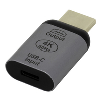アイネックス USB Type-C変換アダプタ グレー ADV-CHD01
