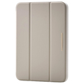 エレコム iPad mini(A17 Pro)用フラップケース 薄型軽量 CHIC STYLE スリープ対応 グレージュ TB-A25SWVJM3GB