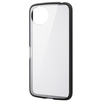 エレコム AQUOS wish5用 TOUGH SLIM LITE ハイブリッドケース フレームカラー ブラック PM-S251TSLFCBK