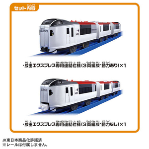 タカラトミー プラレール E259系成田エクスプレス 専用連結セット PLAE259ｹｲﾅﾘﾀｴｸｽﾌﾟﾚｽｾﾂﾄ-イメージ5