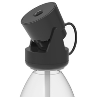 トップランド ペットボトル加湿器ムーブ (BK)ブラック SHMV25-BK