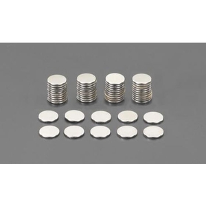 エスコ マグネット50個 粘着付 S極 φ12×1.0mm FCY0520-EA781EE-44-イメージ1