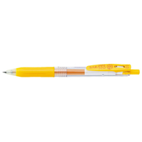 ゼブラ サラサクリップ ジェルボールペン 0．3mm 黄 JJH15-Y