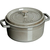 STAUB ストウブ ピコ・ココット ラウンド 18cm グレー 40509-484 FC412LT-6736400-イメージ1