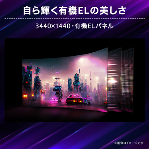 LGエレクトロニクス 44．5型ゲーミング液晶ディスプレイ LG UltraGear ブラック 45GR95QEB-イメージ2