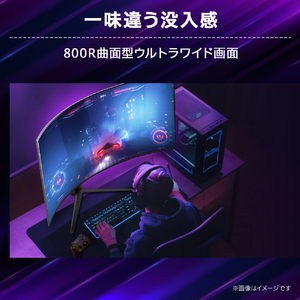 LGエレクトロニクス 44．5型ゲーミング液晶ディスプレイ LG UltraGear ブラック 45GR95QEB-イメージ3