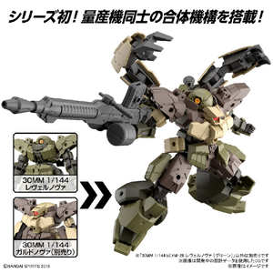 バンダイスピリッツ 30MM 1/144 bEXM-28 レヴェルノヴァ [グリーン] 30MM44ﾚｳﾞｴﾙﾉｳﾞｱｸﾞﾘ-ﾝ-イメージ6