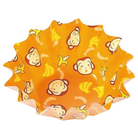 アヅミ産業 ココ・ケース 500枚入 丸型 6号深 ねこ FC977LB-1026890