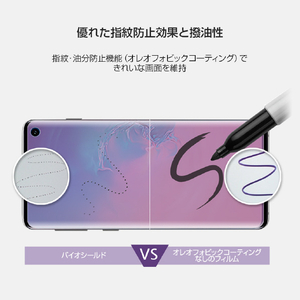 BIOSHIELD Galaxy S10+用3D GLAS FORMING ガラスコーティング全面保護フィルム 指紋認証対応 BS16386S10P-イメージ14