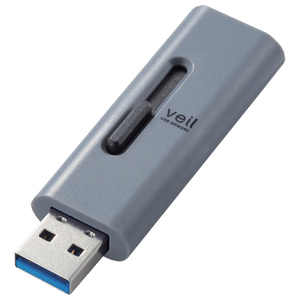 エレコム スライド式USB3.2(Gen1)メモリ 32GB グレー MF-SLU3032GGY エレコム スライド式USB3.2(Gen1)メモリ 32GB グレー MF-SLU3032GGY
