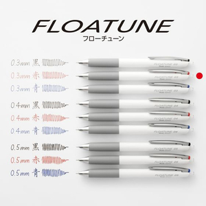 ぺんてる 油性ボールペン FLOATUNE フローチューン 0.3mm 赤 10本 FC307SU-BZN203-B-イメージ8