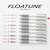 ぺんてる 油性ボールペン FLOATUNE フローチューン 0.3mm 赤 10本 FC307SU-BZN203-B-イメージ8