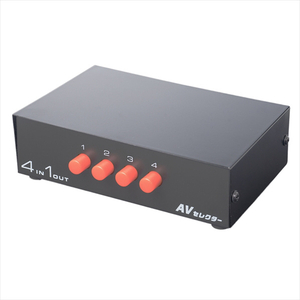 ミヨシ AVセレクター ブラック RCS-01/BK ミヨシ AVセレクター ブラック RCS-01/BK