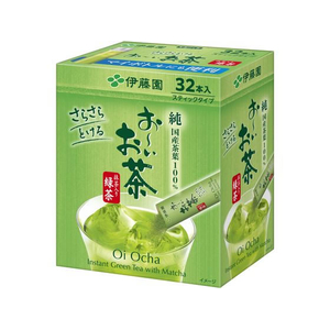 伊藤園 さらさらとける お～いお茶 抹茶入り緑茶 スティック 32本 FCK269B-イメージ1
