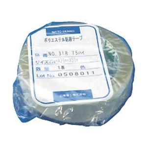 日東電工 日東/電気絶縁用ポリエステル粘着テープ  厚25μ×25mm×50m クリア25500.053 FC177FV-3776905-イメージ2