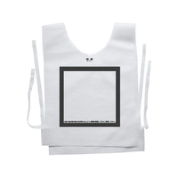 ナカネ 防災備蓄ベスト 避難所用 フリー ブラック 100枚 FCG995A