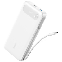 Anker Power Bank(20000mAh 87W Built-In USB-C ケーブル) ホワイト A1383N21
