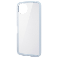 エレコム AQUOS wish5用 TOUGH SLIM LITE ハイブリッドケース フレームカラー ライトブルー PM-S251TSLFCBU