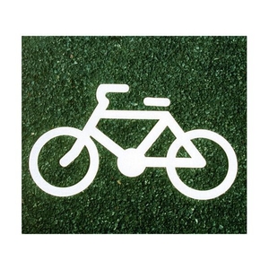 アトムサポート アトムペイント/フロアサイン 自転車マーク 幅62cm×高さ35cm FC101HA-2066720-イメージ1