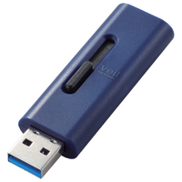 エレコム スライド式USB3．2(Gen1)メモリ 32GB ブルー MF-SLU3032GBU