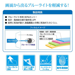 アイレックス 青光減ブルーライトカット保護フィルム for Switch2 ILX2S387-イメージ4