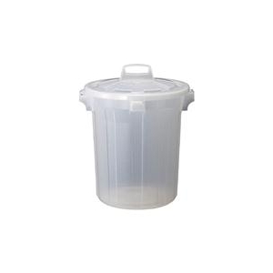 トラスコ中山 TRUSCO　半透明PPペール丸型45L TPTM-45-イメージ1