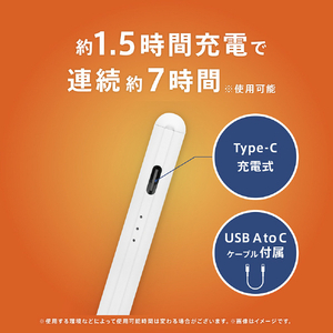 トリニティ iPad専用スタイラスペン ブルー TR-IPD25-SP-BL-イメージ3