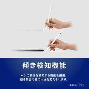 トリニティ iPad専用スタイラスペン ブルー TR-IPD25-SP-BL-イメージ4