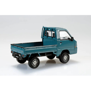 アオシマ 1/32 スバル サンバー トラック カスタムホイール(ブルーグレー) Aﾗｸﾌﾟﾗ05CUBGｻﾝﾊﾞ-CBｸﾞﾚ--イメージ2