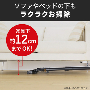 三菱 紙パックタイプ 自走式パワーブラシクリーナー e angle select Be-Kシリーズ マットブラック TC-GS2E6-B-イメージ7