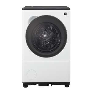 シャープ 【右開き】10kgドラム洗濯機 ラスターホワイト ES-10L2-WR-イメージ1