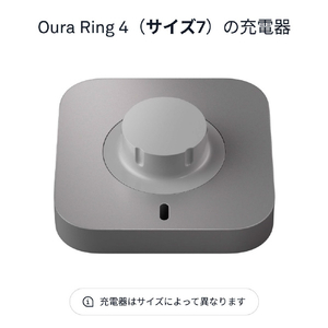 OURA Oura Ring 4(オーラリング 4)充電器/size7 JZ95-54834-07-イメージ2