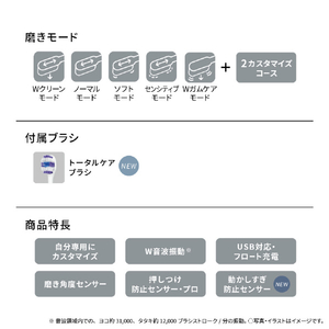 パナソニック 電動歯ブラシ ドルツ シャンパンゴールド EW-DT63-N-イメージ10