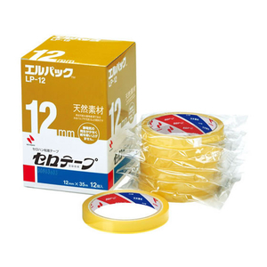 ニチバン セロテープ 大巻 エルパック 12mm×35m 12巻 1箱(12巻) F802422-LP-12-イメージ1