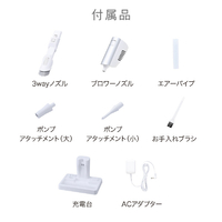 AQUA AQC-HX1A(W) サイクロン式コードレススティッククリーナー HANDY